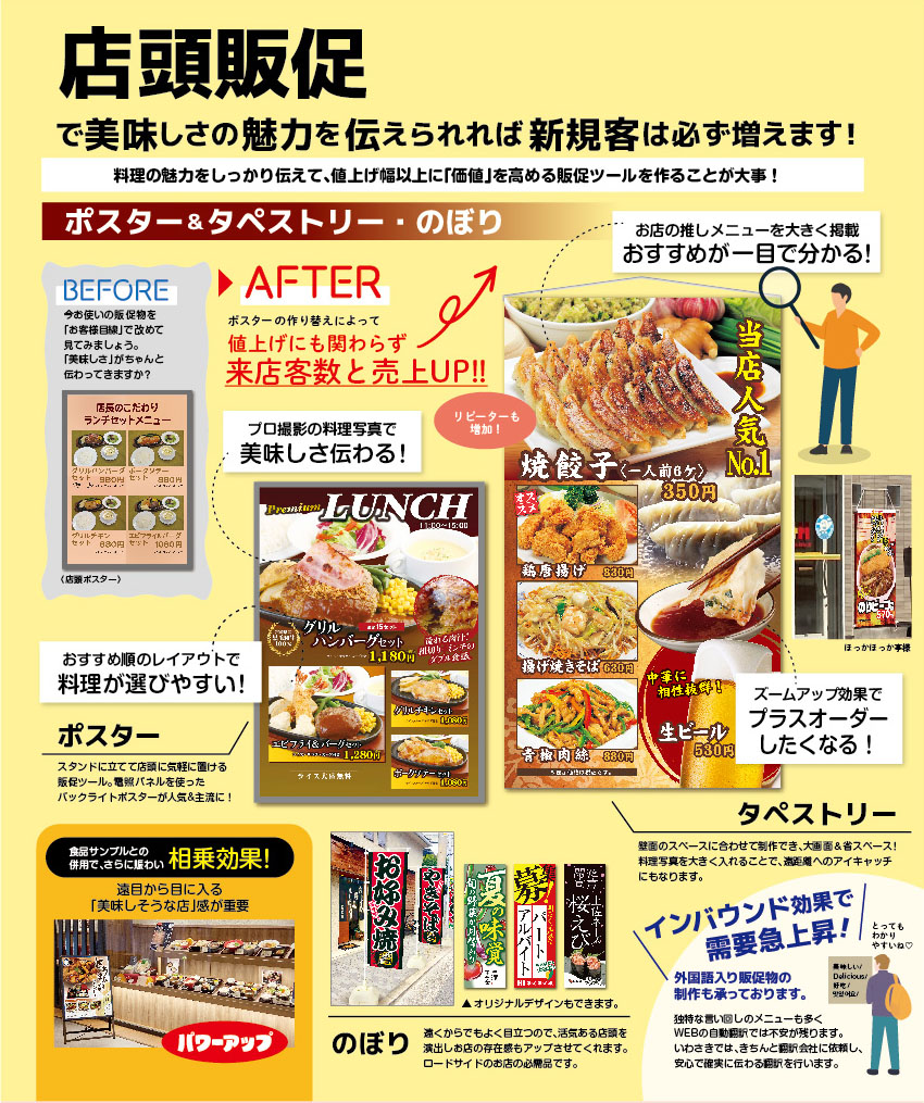 販促キャンペーン,飲食店売上アップ,食品サンプル,販売促進