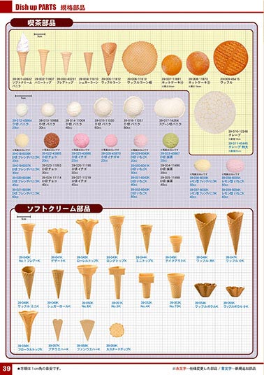 食品サンプル規格部品